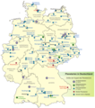Planetarien In Deutschland 1 - Mapsof.Net Map
