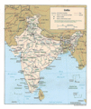 Political Map of India 1996 - Mapsof.net