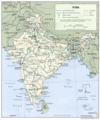 Political Map of India 2001 - Mapsof.net
