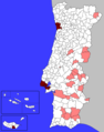 Portuguese Municipalities Density1 - Mapsof.Net Map