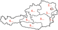 Postleitzahlen Oesterreich - Mapsof.Net Map