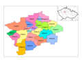 Prague Administrative Districts - Mapsof.Net Map