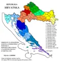 Prijedlog Zupanijskoga Ustroja Od 1992 01 31 - Mapsof.Net Map