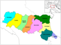 Province Map of Emilia Romagna - Mapsof.Net Map
