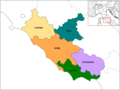Province Map of Lazio - Mapsof.Net Map