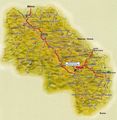 Province Map of Siena - Mapsof.Net Map