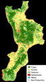 Pysical Map of Calabria - Mapsof.net