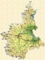 Pysical Map of Piedmont - Mapsof.net
