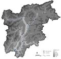 Pysical Map of Trentino Alto Adige - Mapsof.Net Map