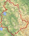 Pysical Map of Umbria - Mapsof.net