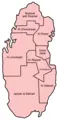 Qatar Governorates English - Mapsof.Net Map