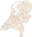 Railroads Netherlands - Mapsof.net