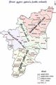 Region Map of Tamil Nadu - Mapsof.Net Map