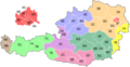 Regionalwahlkreise Oesterreich - Mapsof.Net Map