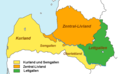 Regionen Lettlands - Mapsof.Net Map