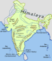 Relief Inde - Mapsof.net