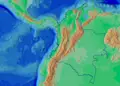 Relieve Colombia - Mapsof.Net Map