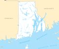 Rhode Island Rivers And Lakes - Mapsof.Net Map