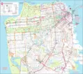 Road And Transport Map San Francisco - Mapsof.Net Map