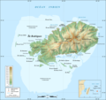 Rodrigues Island Topographic Map Fr - Mapsof.net