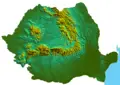 Romania Relief - Mapsof.net