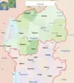 Rwanda Political Map - Mapsof.net
