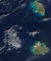 Satellite Image of Antigua And Barbuda In September 2002 - Mapsof.Net Map