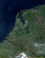 Satellite Image of the Netherlands In May 2000 - Mapsof.net