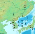 Sea of Japan Map Zh Classical - Mapsof.Net Map