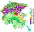 Seismic Geomorphologic Map Friuli Venezia Giulia - Mapsof.Net Map
