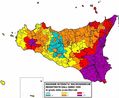 Sesimic Map of Sicily - Mapsof.Net Map