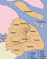 Shanghai Administrative - Mapsof.Net Map