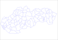 Slovakia Districts - Mapsof.Net Map