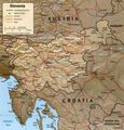 Slovenia Physical Map - Mapsof.Net Map