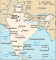 Small Map of India 2005 - Mapsof.Net Map
