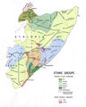 Somalia Ethnic Gorups - Mapsof.Net Map