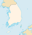 South Korea Locator - Mapsof.Net Map
