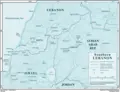 Southern Lebanon - Mapsof.Net Map