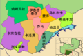 Southern Province Zambia Districts Zh - Mapsof.Net Map