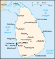 Sri Lanka Carte - Mapsof.Net Map