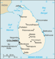 Sri Lanka Cia Wfb Map - Mapsof.Net Map