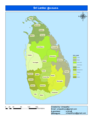Sri Lanka Districts - Mapsof.Net Map