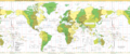 Standard Timezones of the World - Mapsof.net
