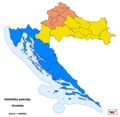 Statistical Regions of Croatia - Mapsof.Net Map