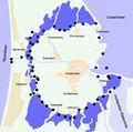 Stelling Van Amsterdam the Netherlands - Mapsof.Net Map