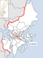 Stockholm Municipality In Stockholm County - Mapsof.Net Map