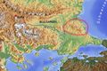 Strandscha Balkan Topo De - Mapsof.Net Map