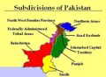 Subdivisions of Pakistan Map - Mapsof.Net Map