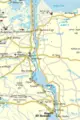 Suez Canal Map 1 - Mapsof.Net Map