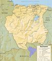Suriname Map 1 - Mapsof.Net Map